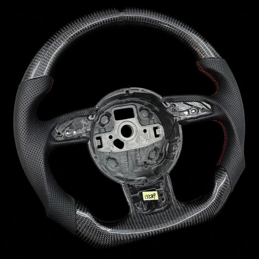 IN STOCK - 2012-2016 Audi B8.5/8V A3/A4/A5 Carbon Fiber Steering Wheel(NO Paddle Shifters)
