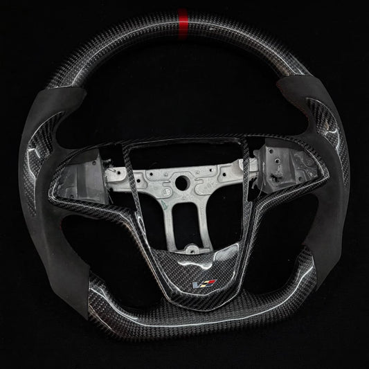 IN STOCK - 2013-2019 Cadillac ATS/CTS Carbon Fiber Steering Wheel(NO Paddle Shifters)