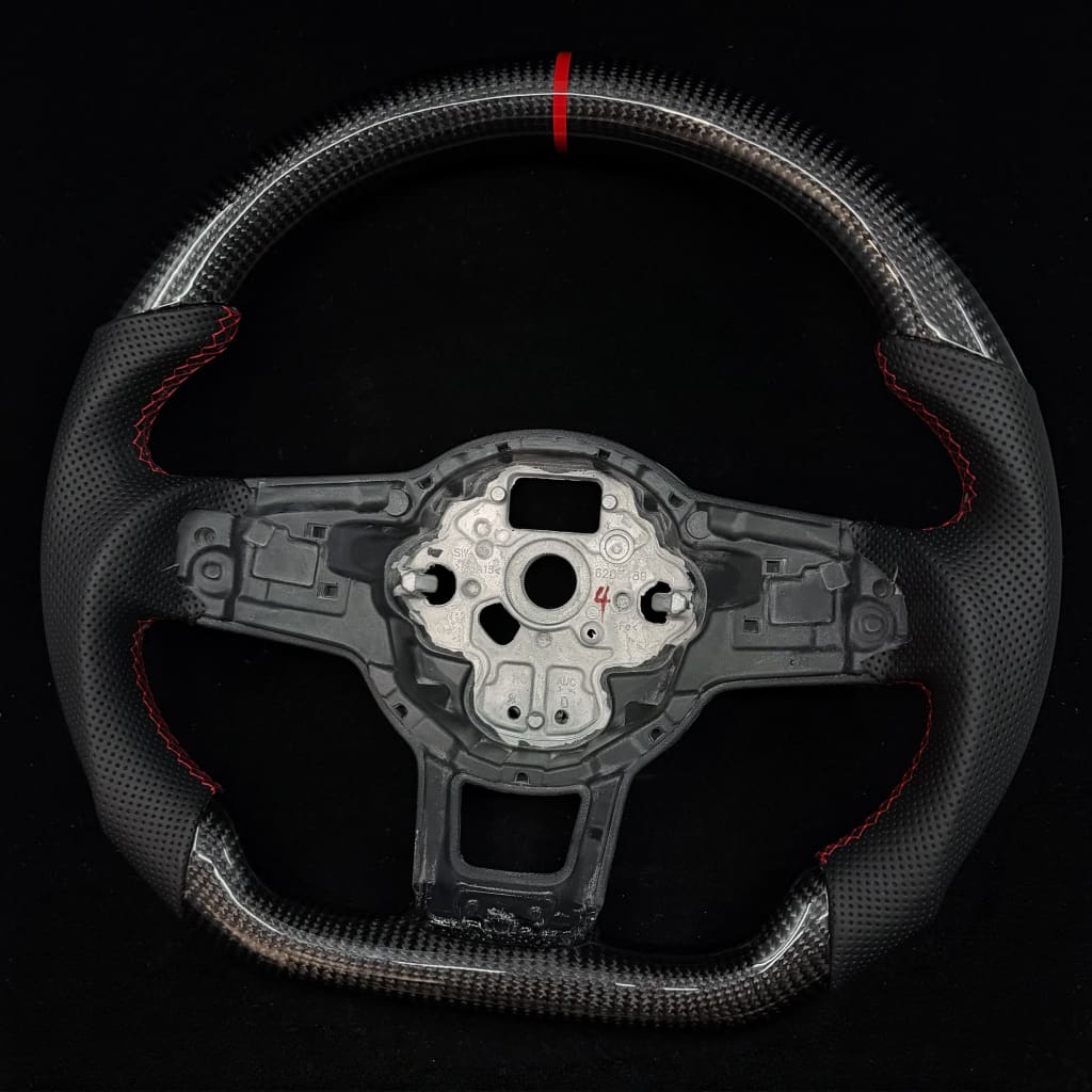 IN STOCK - 2015-2021 Volkswagen/VW Golf MK7 GTI/R/Jetta GLI DSG Carbon Fiber Steering Wheel