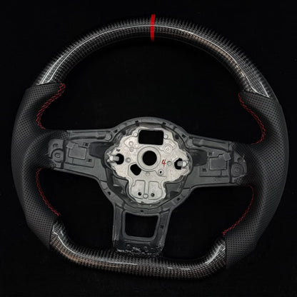 IN STOCK - 2015-2021 Volkswagen/VW Golf MK7 GTI/R/Jetta GLI DSG Carbon Fiber Steering Wheel