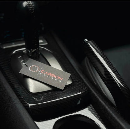 Interior Carbon Fiber Center Console Cover for 2010-2015 Chevy Camaro