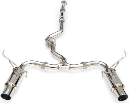 Invidia [22-26 WRX] N1 Twin Outlet Single Layer SS Tip Cat-Back Exhaust | HS22WRXGTP