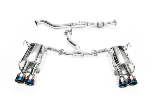 Invidia [22-26 WRX] Q300 Rolled Titanium Tip Cat-Back Exhaust | HS22WRXG3T
