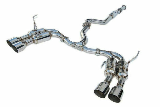 Invidia [22-26 WRX] R400 Gemini Single Layer Quad Stainless Steel Tip Cat-Back Exhaust