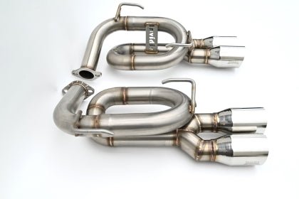 Invidia [22-26 WRX] Twin Loop 3.5in. Single Layer S.S Tip Axle-Back Exhaust