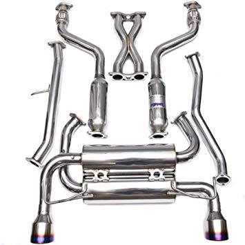 Invidia Gemini Rolled Titanium Tips Cat Back Nissan 370Z 2009+ | HS09N7ZGID