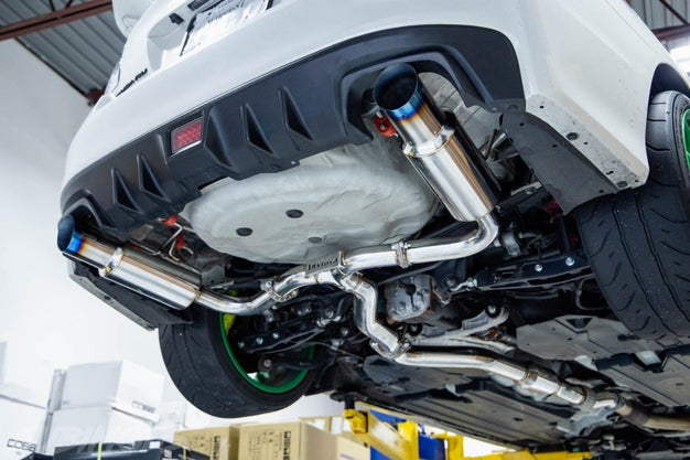 Invidia [15-21 WRX/STI, 14-17 FXT] N1 Dual Cat Back Exhaust Titanium Tips | HS15STIGTT