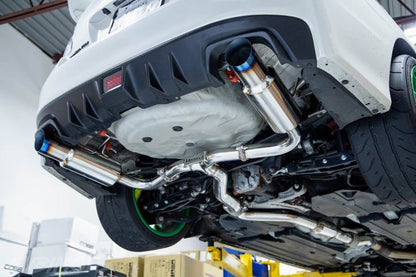 Invidia [15-21 WRX/STI, 14-17 FXT] N1 Dual Cat Back Exhaust Titanium Tips | HS15STIGTT