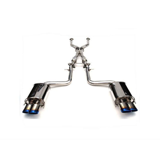 Invidia [15-16 Lexus RC F] Q300 Cat Back w/Mid Pipe Titanium Tips
