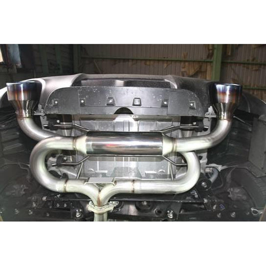 Invidia [13-22 BRZ] [13-16 FR-S] [17-21 86] [22+ GR86] Gemini R400 Cat Back Exhaust - Dual Titanium Tips