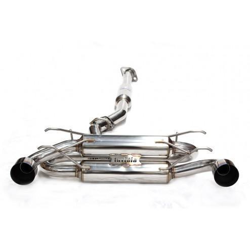 Invidia [13-22 BRZ] [13-16 FR-S] [17-21 86] [22+ GR86] Gemini R400 Cat Back Exhaust - Dual Titanium Tips