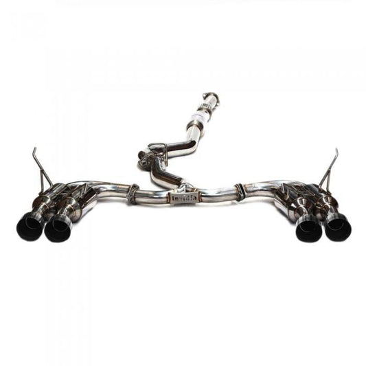 Invidia [15-21 WRX] [15-21 WRX STI] Gemini R400 Cat-Back Exhaust - Stainless Steel Quad Tips