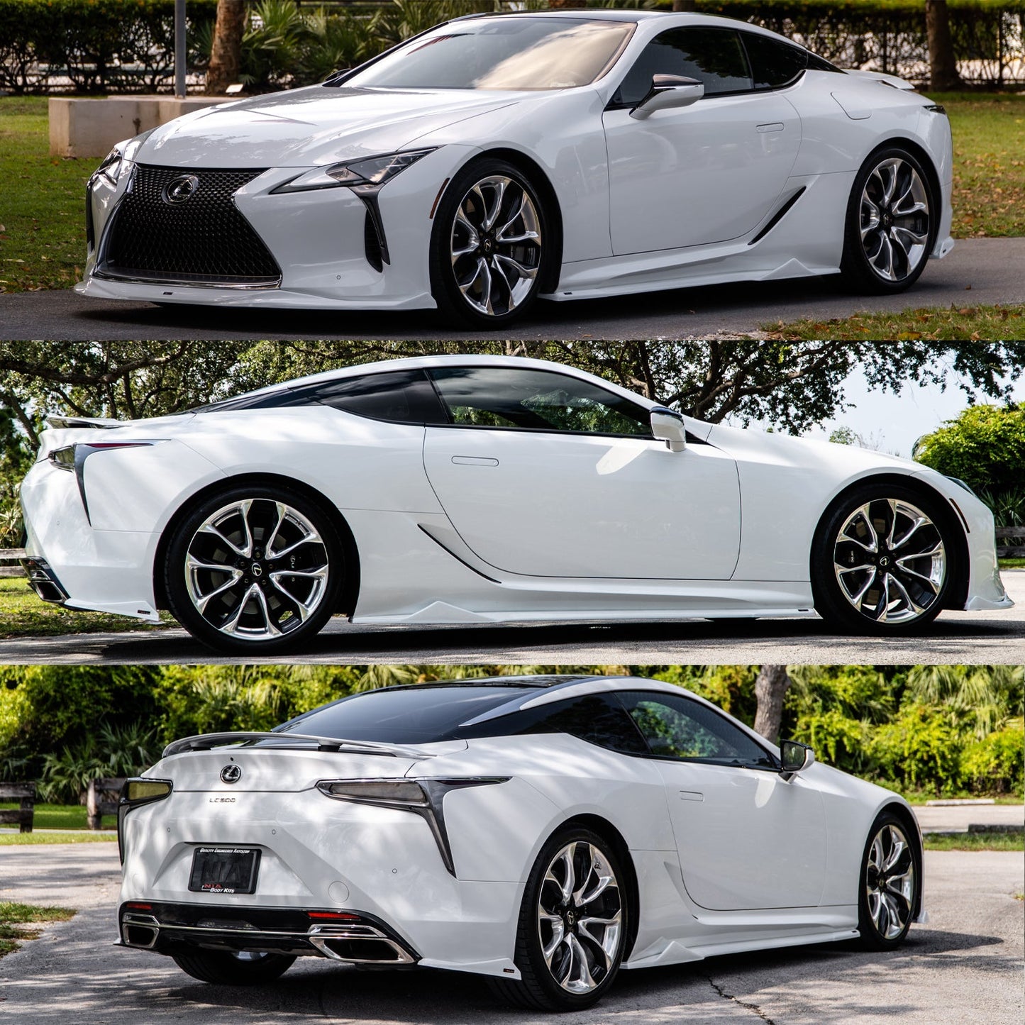 NIA Lexus LC 500 NIA Side Skirt Splitter Extensions 2018-24 LC18-SD