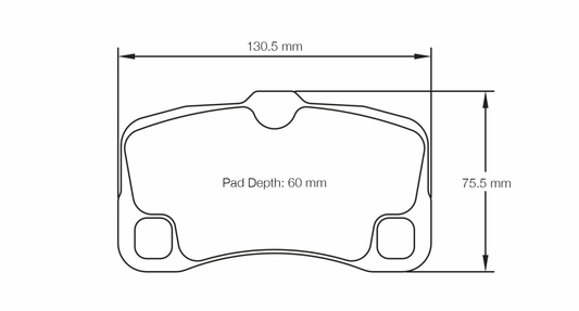 PAGID Racing Pagid Racing 8006 RSL1 Compound Brake Pads 8006-RSL1