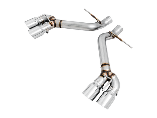 AWE Tuning Track Edition Axleback Exhaust for Gen6 Camaro SS / ZL1 - Chrome Silver Tips (Quad Outlet) 3020-42067