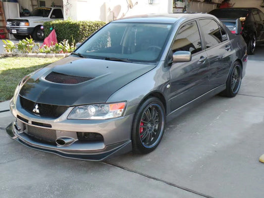JDMuscle [05-07 EVO 9] Carbon Fiber VS Style Front Lip