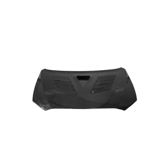 JDMuscle [08-15 Mitsubishi Lancer EVO X] Tanso Carbon Fiber Hood w/ heat extract *SPECIAL ORDER. NO CANCELLATION