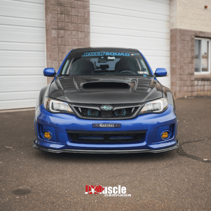 JDMuscle [11-14 WRX/STI] CS2 STYLE FRONT CARBON FIBER LIP