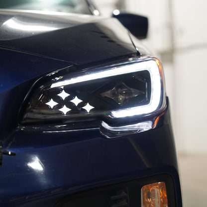 JDMuscle [15-17 WRX/STI, 18-21 WRX] Base & Premium Star Series Headlight