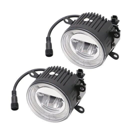 JDMuscle [15-21 WRX/STI, 13+ BRZ or FT86, 14+ Forester] LED / Halo DRL Fog Light Housings *Clearance*No Returns*