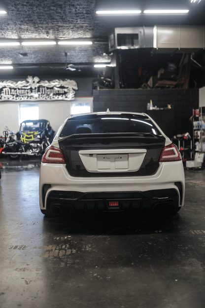 JDMuscle [15-21 WRX/STI] Gloss Black / Paint Matched License Plate Backing *CLEARANCE*NO RETURNS*