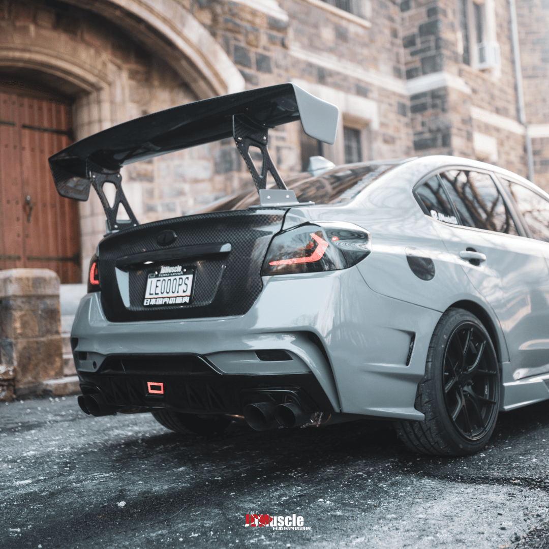 JDMuscle [15-21 WRX/STI] OE Style Vacuum-Infused Carbon Fiber Trunk w/ Garnish *Special Order*No Cancellation*