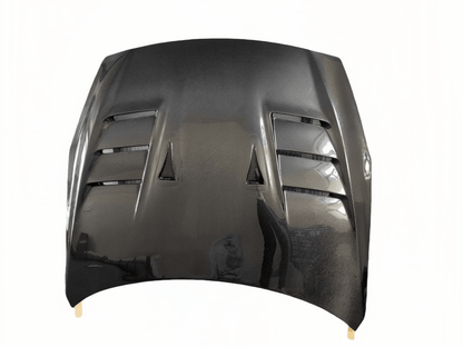 JDMuscle [17-24 GT-R] Carbon Fiber Hood - TS Style