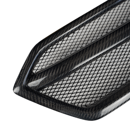 JDMuscle [18-21 WRX/STI] Vacuum-Infused Carbon Fiber Grille V3