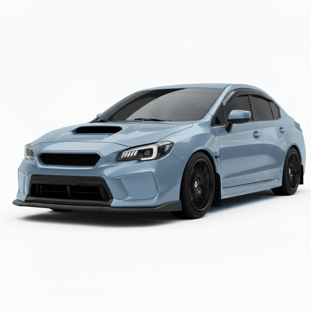 JDMuscle [18-21-WRX/STI] Fog Light Covers - Paint Matched / Gloss Black