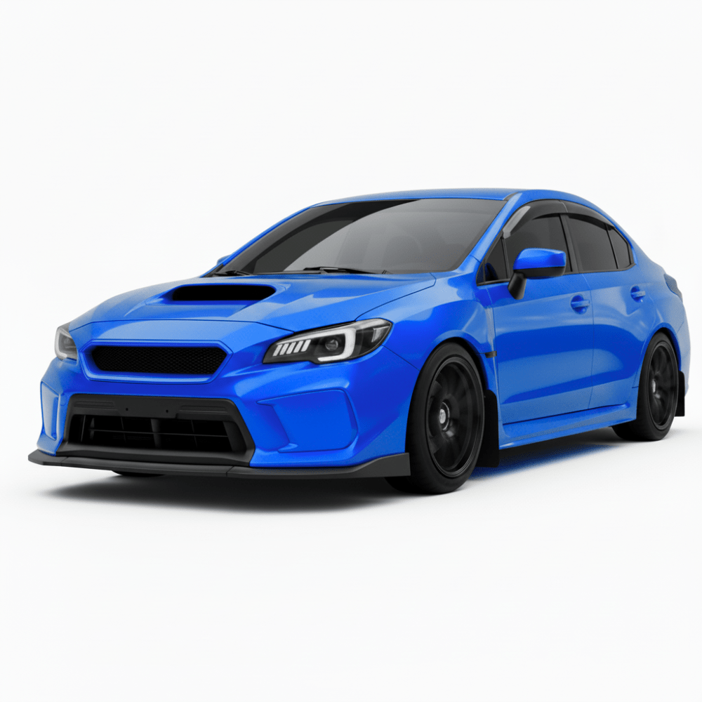 JDMuscle [18-21-WRX/STI] Fog Light Covers - Paint Matched / Gloss Black