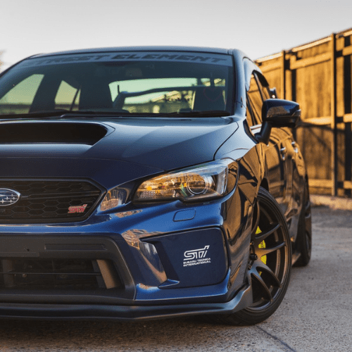JDMuscle [18-21-WRX/STI] Fog Light Covers - Paint Matched / Gloss Black