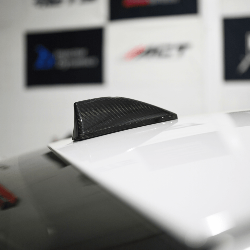 JDMuscle [22-26 WRX, 22+ BRZ, 15-21 WRX/STI] Tanso Pre-preg Carbon Fiber Antenna Cover w/ Gloss Finish