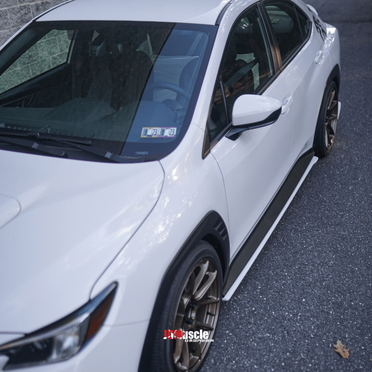 JDMuscle [22-26 WRX] Spec STI Aero Combo  | M6Y Ceramic White