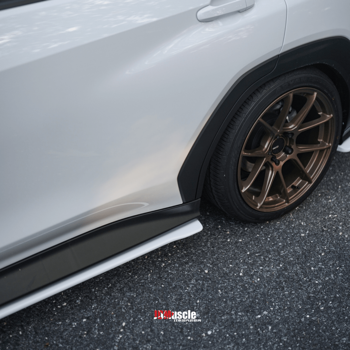 JDMuscle [22-26 WRX] Spec STI Aero Combo  | M6Y Ceramic White