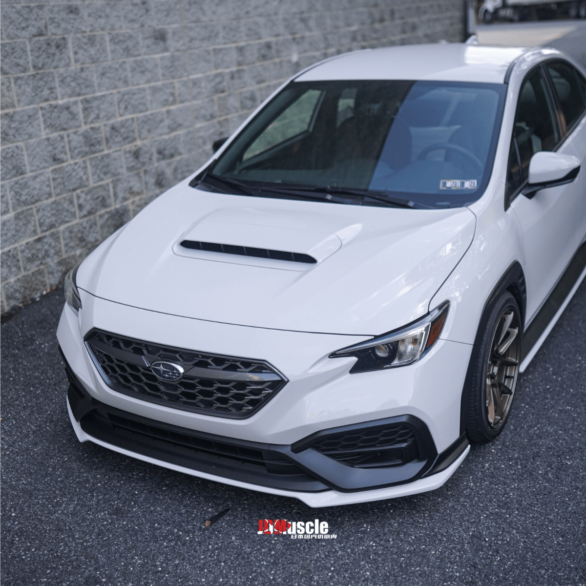 JDMuscle [22-26 WRX] Spec STI Aero Combo  | M6Y Ceramic White