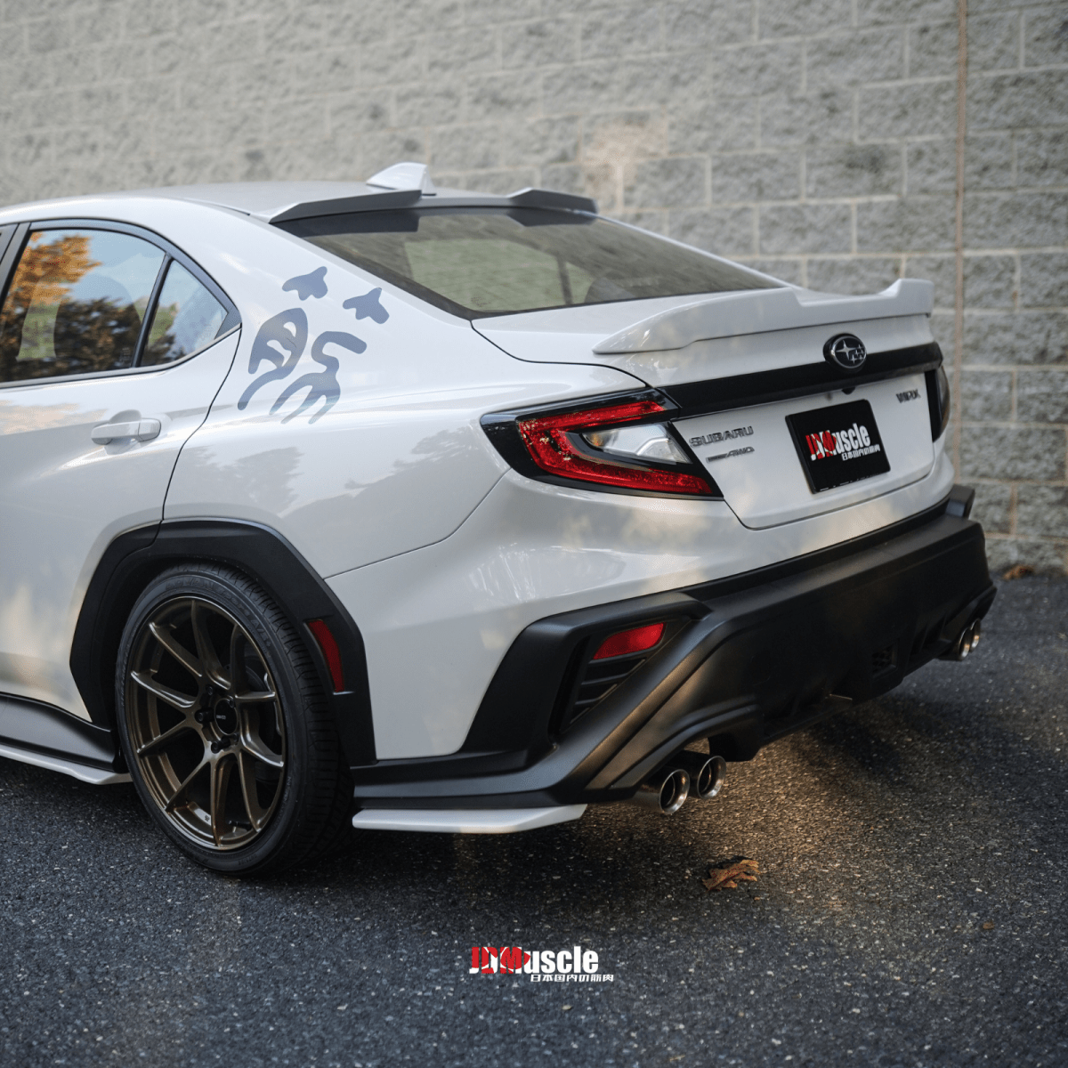 JDMuscle [22-26 WRX] Spec STI Aero Combo  | M6Y Ceramic White