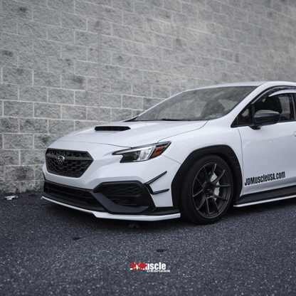 JDMuscle [22-26 WRX] Canards V1 - ABS / Paint Matched / Gloss Black