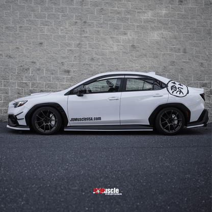 JDMuscle [22-26 WRX] Canards V1 - ABS / Paint Matched / Gloss Black