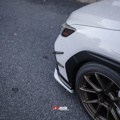 JDMuscle [22-26 WRX] Canards V1 - ABS / Paint Matched / Gloss Black