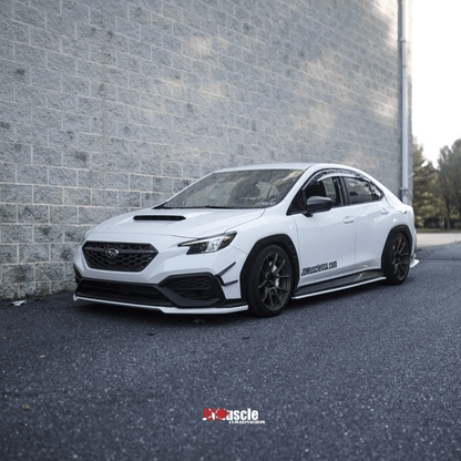 JDMuscle [22-26 WRX] Canards V1 - ABS / Paint Matched / Gloss Black