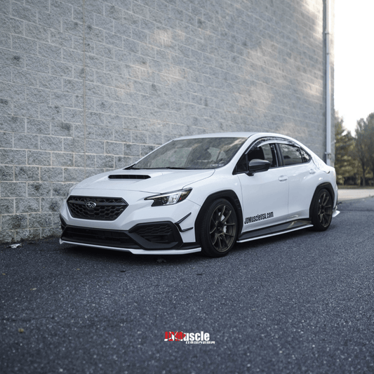 JDMuscle [22-26 WRX] Canards V1 - ABS / Paint Matched / Gloss Black