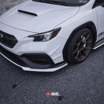 JDMuscle [22-26 WRX] Canards V1 - ABS / Paint Matched / Gloss Black