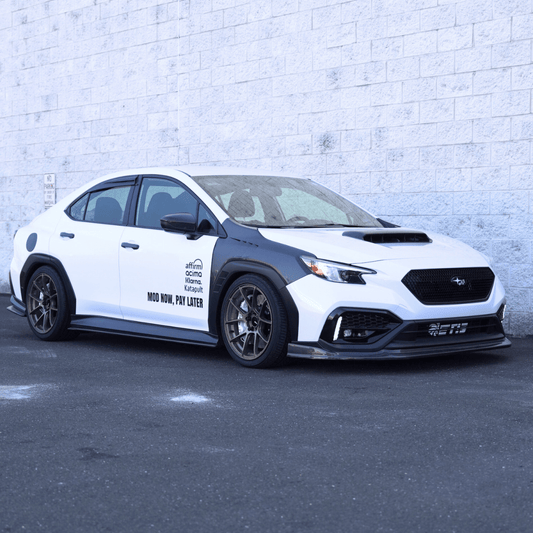 JDMuscle [22-26 WRX] Carbon Fiber CS Style Front Lip