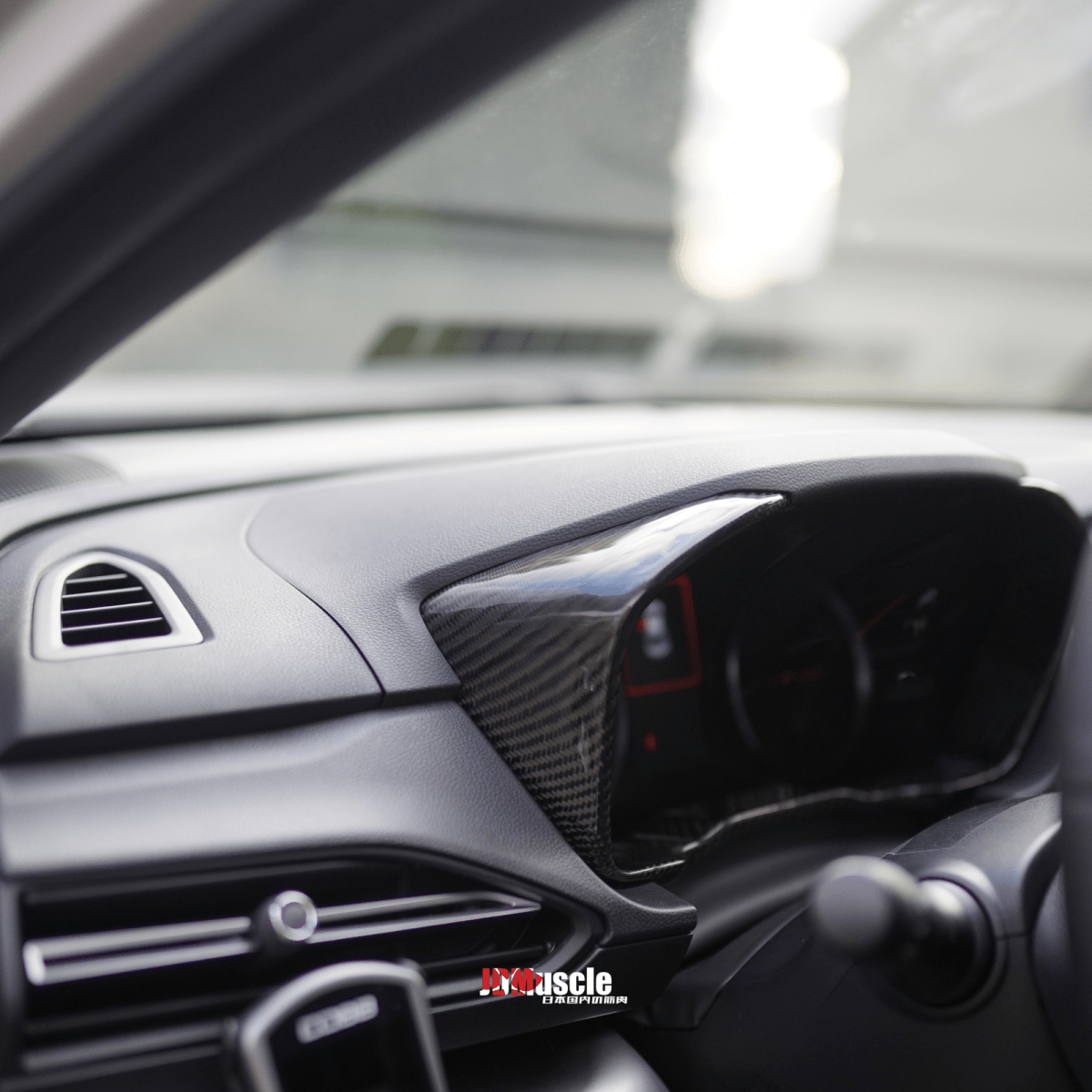 JDMuscle [22-26 WRX] Carbon Fiber Gauge Cluster Trim Replacement *CLEARANCE*NO RETURNS*