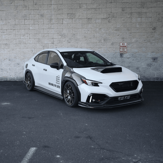 JDMuscle [22-26 WRX] Pre-preg Carbon Fiber Hood Scoop - Rally Style V2
