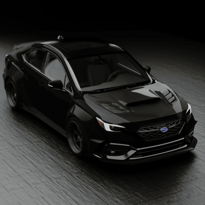 JDMuscle [22-26 WRX] Carbon Fiber Hood V1
