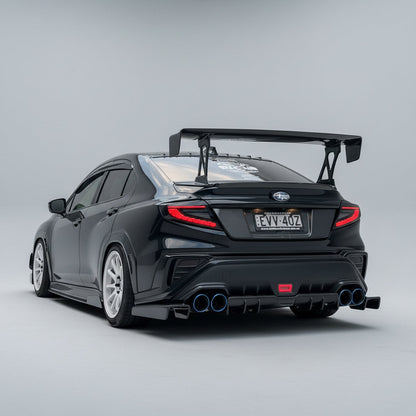 JDMuscle [22-26 WRX] Carbon Fiber V2 Rear Diffuser