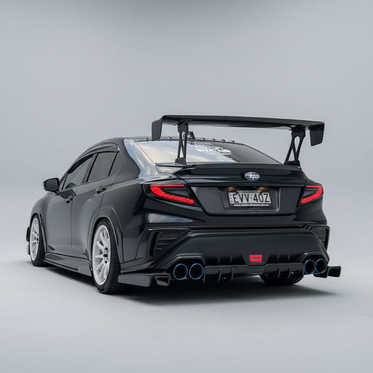 JDMuscle [22-26 WRX] Carbon Fiber V2 Rear Diffuser