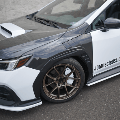JDMuscle [22-26 WRX] Carbon Fiber/FRP Vented Fenders