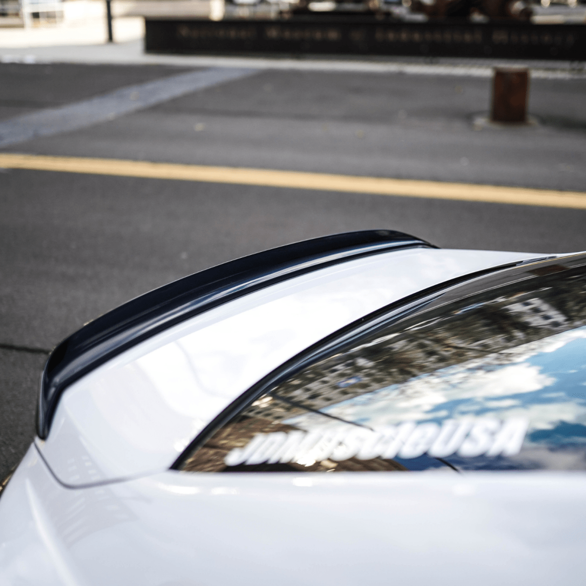 JDMuscle [22-26 WRX] V1 Duck Bill / Low Profile Spoiler | Paint Matched / Gloss Black / Cherry Red